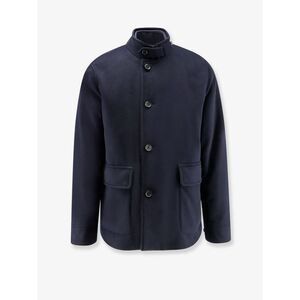 Loro Piana Men Elan Cashmere Coat With Internal Vest